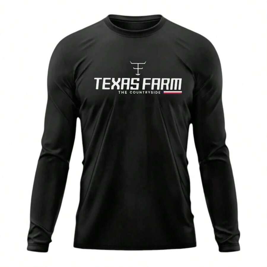 Texas Country Thermal UV Protection Shirt - 黑色 - 查看 1