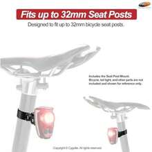 Cygolite Soporte para tija de sillín Hotshot(compacto) - Multicolor - Ver 3