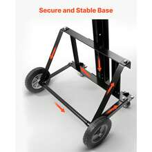 Elevador de paneles de yeso de 150 lb, elevador de paneles de yeso para facilitar el transporte, panel de 4 x 16 pies amarillo - 4 x 16 tartas - Ver 5