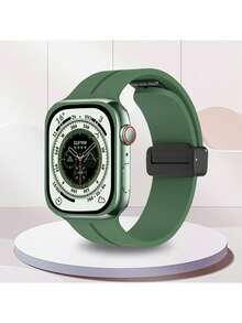 1条 St.Siabe 时尚磁性硅胶表带，柔软舒适，适用于 38mm 40mm 41mm 45mm 44mm 42mm 49mm 的 Bring Smartwatch SE/8/7/6/5/4/3/2/1 - 黃色 - 查看 6