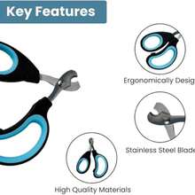 1pc Stainless Steel Pet Nail Clipper, Easy To Use And Clean, Suitable For Cats, Dogs, Rabbits, Birds - Multicolor - View 5