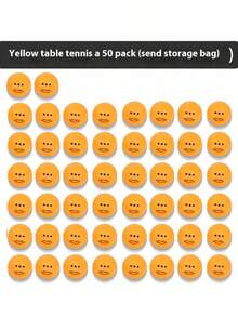 10pcs/20pcs/50pcs With Storage Bag A40+3 Star High Quality Orange & White Loose Table Tennis Balls, Premium Training Ping Pong Balls