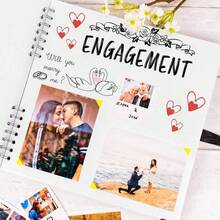 Bstorify Scrapbook Album 60 Pages (8 X 8 Inch) Brown Thick 200gsm Kraft Paper, Photo Album Scrapbook, Memory Book - Ideal For Your Scrapbooking Albums Art &Amp; Craft Projects - ColorG - View 7