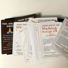 The Mindfulness Game – 13cm/5.12in X 9cm/3.54in Adult Mental Focus & Presence Card Game, Mindful Strategy Game For Relaxation, Group Connection & Mental Clarity, Portable Tabletop Game For Home & Casual Gatherings - Multicolor - View 5