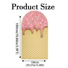 1Pc 2D Sweet Dessert Half Arch Backdrop - Kids Birthday Party Decor - 多色03 - 查看 12