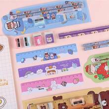 5/10/20/40支/五件套铅笔,文具礼盒,学生铅笔文具礼包 - 万圣节、圣诞节、感恩节礼物奖励礼品(配件颜色随机) - 彩色 - 查看 4