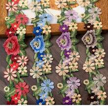 1/5 Yard Lace, Floral Embroidered Lace Trim Width 6cm, Mixed Color Polyester Fabric, DIY Clothing Decoration For Cuffs, Hems And Accessories, Handmade Craft Decoration For Dresses, Coats, Hats, Suitable For Sewing Lace, Dress Decoration, Hat Decoration, Fine Workmanship, Exquisite Embroidery, Suitable For Sewing Projects, Decorative Patches, High Quality Sewing, Ideal For Sewing Enthusiasts And Party Decorations - Multicolor - View 11