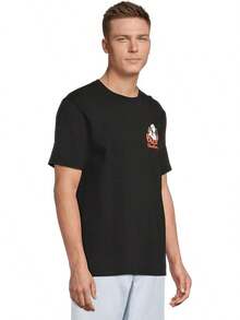 Volcom Pour Choices - Playera de Manga Corta para Hombre - Negro - Ver 2
