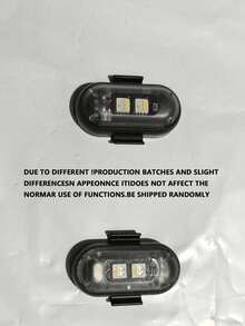 2/4/6pcs Motorcycle LED RGB Lights, 7 Colors, With Remote Control, Mini Lights, USB Airplane Lights, Universal For Cars And Motorcycles, With Remote Control