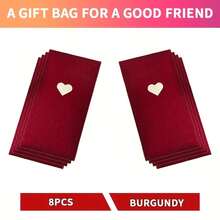 8Pcs High Quality New Year Red Envelope With Exquisite Love Patterns, Available In Three Colors - Perfect For Valentine's Day/Wedding Anniversary/New Year/Birthday, Holiday Money Holder, Festive Gift, Stylish Packaging, Decorative Envelopes - Multicolor - View 9