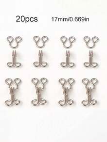 Sewing Hook Set (Excluding Storage Box), Bra Hook Replacement, Multiple Sizes Available, Suitable For DIY Clothing Repair, Lingerie Alteration And Home Sewing - Multicolor - View 20