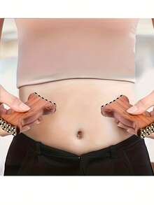 1个20齿金珠按摩滚轮，木质金珠按摩器，面部提拉工具，脸颊和下颌刮痧按摩工具 - 彩色 - 查看 4