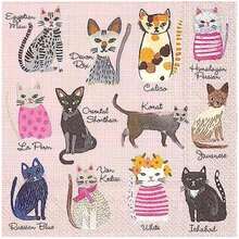 Table Napkins - マルチカラー - チェックする 4