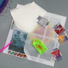 Double-Sided Non-Stick Release Paper For 5D Diamond Painting 200 Sheets 15x10cm Art Craft Tool For Adults And Kids - 1 - Xem 6