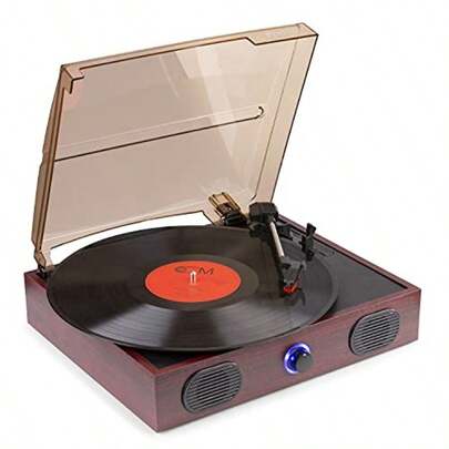 Fenton RP105 Record Player Vinyl Turn Table With Built In Speakers USB To MP3 Portable Briefcase Vintage Retro