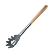 Cooking Spatula With Silicone Head And Stainless Steel Handle, Non-Stick Cookware Spatula, Kitchen Utensil - Grey - View 11