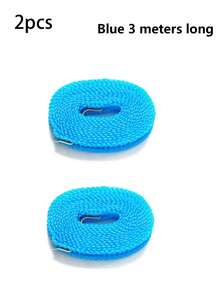 1pc 3m, 5m,10m Pink, Green, Blue Drying Clothes With Clothesline, Bedding With Clothesline, No Need For Punching Holes, Home Outdoor Windproof And Anti Slip Drying Clothes With Clothesline, Thick Bedding, Hanging Clothes, Balcony - Multicolor - View 27