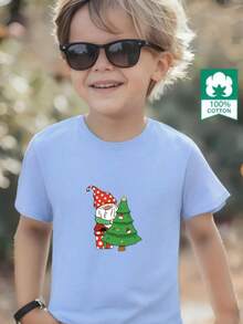Young Boys T-Shirts - Blue - View 1