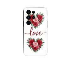 1PC Phone Case,  Love Roses Floral Design Pattern , Stylish Phone Case, Phone Decoration, All-around Lens Protection, Creative Small Gift, Funny Gift for Boys and Girls - Negro - Ver 7