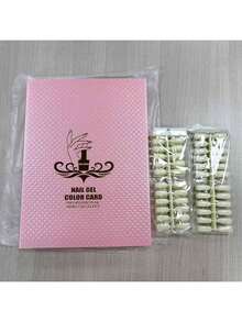 160 Colors/216 Colors Marble Color Chart + 240pcs Nail Tips Display Book, Nail Polish Storage Album, Nail Art Design Catalog, Includes 240PCS Nail Tools. Marble Pattern Nail Art Display Book, Suitable For Nail Technicians, Salons And Home Use, As Gel Polish Organizer, White Marble Design For Nail Art Reference Guide. 160 Colors Nail Polish Color Chart, Nail Gel Sample Display Board, 160 Color Palette Color Card, 240 Color Card Album