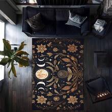 Cottagecore Moss Rug, Wildflower Botanical Rug, Green Plant Area Rug, Farmhouse Style Carpet, Nature Inspired Washable Rug For Living Room,   Luxury Rug, Rugs For Living Room,84*60inch,Perfect For Christmas And Halloween - Nhiều màu - Xem 2