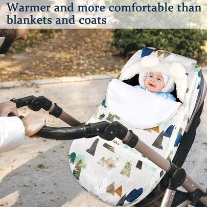 General Motors Safety Seat Covers For Male And Female Babies, A Must-Have Item For Babies In Winter, With A Detachable Zipper Design