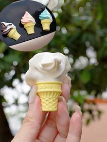 Dekorativer Ornament eines umgestürzten Eiswagen, Aufkleber als Außenzubehör für Elektrofahrrad/Motorrad/Auto - Verschiedenfarbig - Übersicht 12