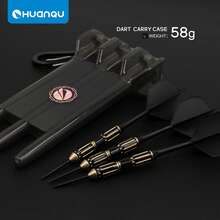 HUANQU 15PCS/SET Professional Grade Copper Darts Set, Universal Size, Includes 3 Gradient Color Dart Shafts, 3 Dart Flights, With Storage Case, Precise & Durable, Suitable For Beginners & Professionals, Perfect For Family Gatherings, Sports Games, Christmas/Easter/Valentine's Day/Birthday Gifts - HQ3207 3PCS - View 6