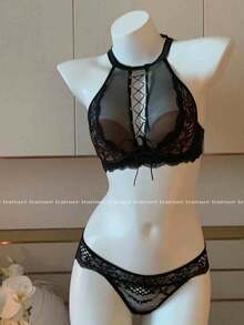 Women Sexy Lingerie Sets - Black - View 2