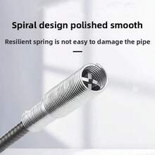 1m/2m/3m/5m Pipe Dredger, Suitable For Toilets, Sinks, Floor Drains, Kitchen Pipes, Bathroom Sewers, Household Drainage Systems, Commercial Public Facility Pipes, Etc. It Can Handle Blockage Problems Caused By Hair, Debris, Small Objects, Etc. Suitable For Homes, Shopping Malls And Other Scenarios, It Can Effectively Solve Pipe Blockage Problems In Daily Life And Public Areas. - Multiple Specifications - View 4