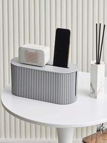 1 Set Cable Management Box With 20pcs Zip Ties, Data Cable Organizer Box, Self-Locking Plastic Zip Ties, Nylon Zip Ties With Waterproof Feature, Multi-Functional Ties For Power Outlet, Charger, Adapter Cable Management, Home/Office Cable Concealer Box, Office Decor, Home Decor, Bedroom Decor, Birthday Gift, Party Gift, Thanksgiving Gift - Multicolor - View 9