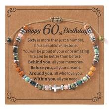 1 pieza Pulsera única de mujer con cuentas de piedras semipreciosas, diseño personalizado adecuado para uso diario, festivales, regalo para ella en su cumpleaños, Año Nuevo, Día de San Valentín - Multicolor - Ver 23