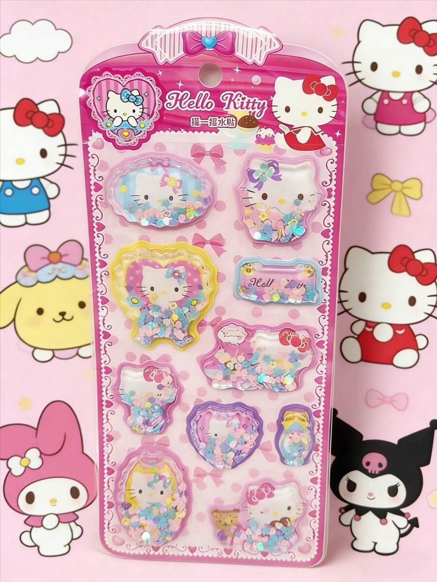 Cartoon Stickers, Various Styles, Exquisite Pattern Small Gifts, Party Gifts & DIY Crafts, Room Decoration | Front Theme Stickers | Paper Stickers, Party Decorations | Well Designed, No Power Required, Perfect For Holiday Gifts, Birthday Gifts, Party Gifts, Christmas, Easter, Thanksgiving, Graduation Gifts. - Multicolor - View 1