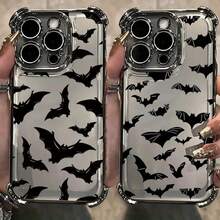 Funda para teléfono adecuada para iPhone 17 aire/16E, 14/15/16plus, 17/16/15/14/13/12/11 Pro/ProMax, para Samsung galaxia A03/A03core/A03S/A04/A04E/A05/A05S/A06/A12/A13/A15/A16/A24/A25/A32/A34/A35/A54/A55, Note10/Note10plus/Note20/Note20Ultra, S20/S20FE/S20PLUS/S20Ultra/S21/S21FE/S21PLUS/S21Ultra/S22/S22PLUS/S22Ultra/S23/S23FE/S23PLUS/S23Ultra/S24/S24FE/S24PLUS/S24Ultra Funda para teléfono, funda suave de TPU, se siente bien al sostener, personalidad simple, adecuada tanto para hombres como para mujeres, borde anti-caída en las cuatro esquinas, marco electrochapado, disponible en múltiples colores. - Plateado - Ver 2