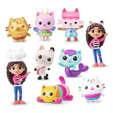 ZURU 5 Surprise Gabby's Dollhouse, Toy Figures, Collectible, Mystery Capsule, Toy For Girls Ages 3 And Up, Gabby Girl, Pandy Paws, Baby Box & Mercat Toy Figures (Random)