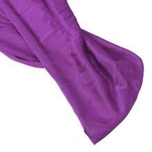 Columpio de yoga aéreo microelástico, columpio de yoga, ejercicio de yoga para interiores informales al aire libre - Púrpura malva - Ver 9