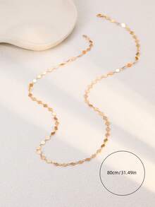 1pc Geometric Minimalist Diamond Y-Shape Long Necklace, Elegant Versatile Necklace Suitable For Women's Daily, Party, Date, Evening, Street, Business, Bar, Festival Occasions - Diamond Necklace - View 4