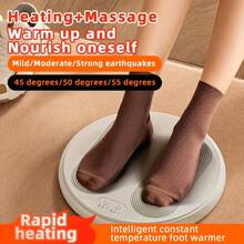USB供电带振动按摩功能的电热足浴器 - 45°C/50°C/55°C三档温度控制，符合人体工学设计，防滑底座，10W快速加热，两种颜色可选 - 便携式足浴器，适合居家、办公、旅行 - 男女皆宜的理想礼物