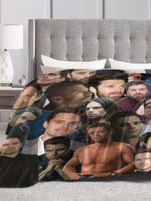 Casual Soft Warm Halloween Sally Nightmare Before Christmas Print Flannel Blanket For Couch Sofa Home Office Bed Camping Funny Blankets - Style 6 - View 36