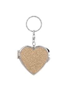 Endless Love DIY Keychain Makeup Mirror - Heart, Round, Square, Oval Shapes Available, Ideal Gift For Mom, Aunt, Grandma, Daughter, Niece, Sister, Bride, Bridesmaid. Perfect For Holidays, Birthdays, Weddings, Mother's Day, Valentine's Day And More Occasions. - Multicolor - View 14