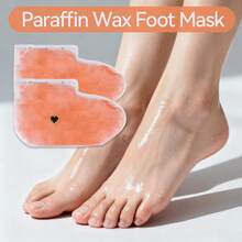 WEWAX 三合一 SPA 石蜡护理套装 - 手足护理面膜套装，椰子/薰衣草/桃子香型，6盎司深层滋润护理，令肌肤柔软光滑 - 彩色 - 查看 16