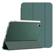 Etui kompatybilne z iPadem (A16) 11. generacji 11 cali 2025, etui do iPada 10. generacji 10,9 cala 2022 z uchwytem na długopis, smukłe etui ochronne z przezroczystą tylną obudową, automatyczne wybudzanie/uśpienie, arbuzowo-różowy. Doskonała ochrona: chroni iPada A16 2025 przed zarysowaniami, plamami i kurzem. Twardy tył z PC i wstrząsoodporny zderzak z TPU zapewniają doskonałą ochronę.