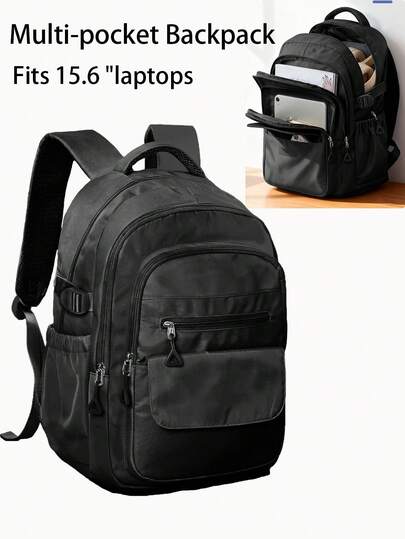 Laptop Backpack For Womens Fits 14/15 Inch Laptop, Large Capacity Women's Laptop Backpack, Classical Casual Daypack College Backpack Lightweight School Bookbag For Girls Boys, Girls Backpack Bookbag For Middle School High School, Teens Kids Backpack, Anti Theft 15.6inch Laptop Backpack Work Bag Travel Daypack School Bags Computer Bag Gifts For Men Women