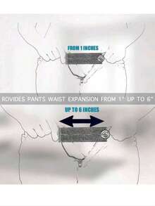 4pcs/2pcs Elastic Waist Extender, Adjustable Waist Extender Buckle For Pants, Suitable For Extending Waistband For Maternity Pants