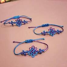 K Pop Witch Hunting Group Witch Hunting Cartoon Anime Products, Girl Bracelets, Gift Accessories, Blue Chinese Knot Bracelets, Friend And Family Accessories, Also Suitable As Halloween Gifts, Christmas Gifts Or Company Gifts. - 彩色 - 查看 4