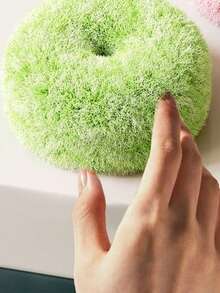 1/2个抗菌浴室清洁球，水槽刷，台面清洁刷，洗脸盆刷，浴室水槽刷，魔力擦 - 彩色 - 查看 4