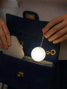 1 pieza Llavero con forma de pata de gato y nube - Decoración LED recargable por USB, adecuado para bolsos y llaves - Multicolor - Ver 8