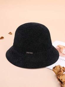 1pc Knitted Bucket Hat, Small Head Circumference, Flattering Bucket Hat For Women, Autumn/Winter