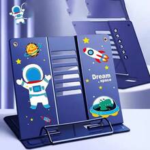 可调节阅读办公书架，简易桌面书架，书夹，书籍支架，书籍固定器 - 彩色 - 查看 3