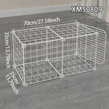 猫咪吹风机笼，防抓咬猫咪美容笼，家用小型动物笼，铁艺笼，猫咪吹风机笼 - 彩色 - 查看 4